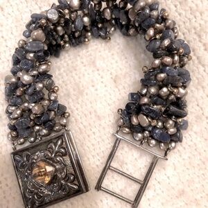 Deborah Armstrong & Company (DAC) bracelet -Silver, Citrine, Sodalite